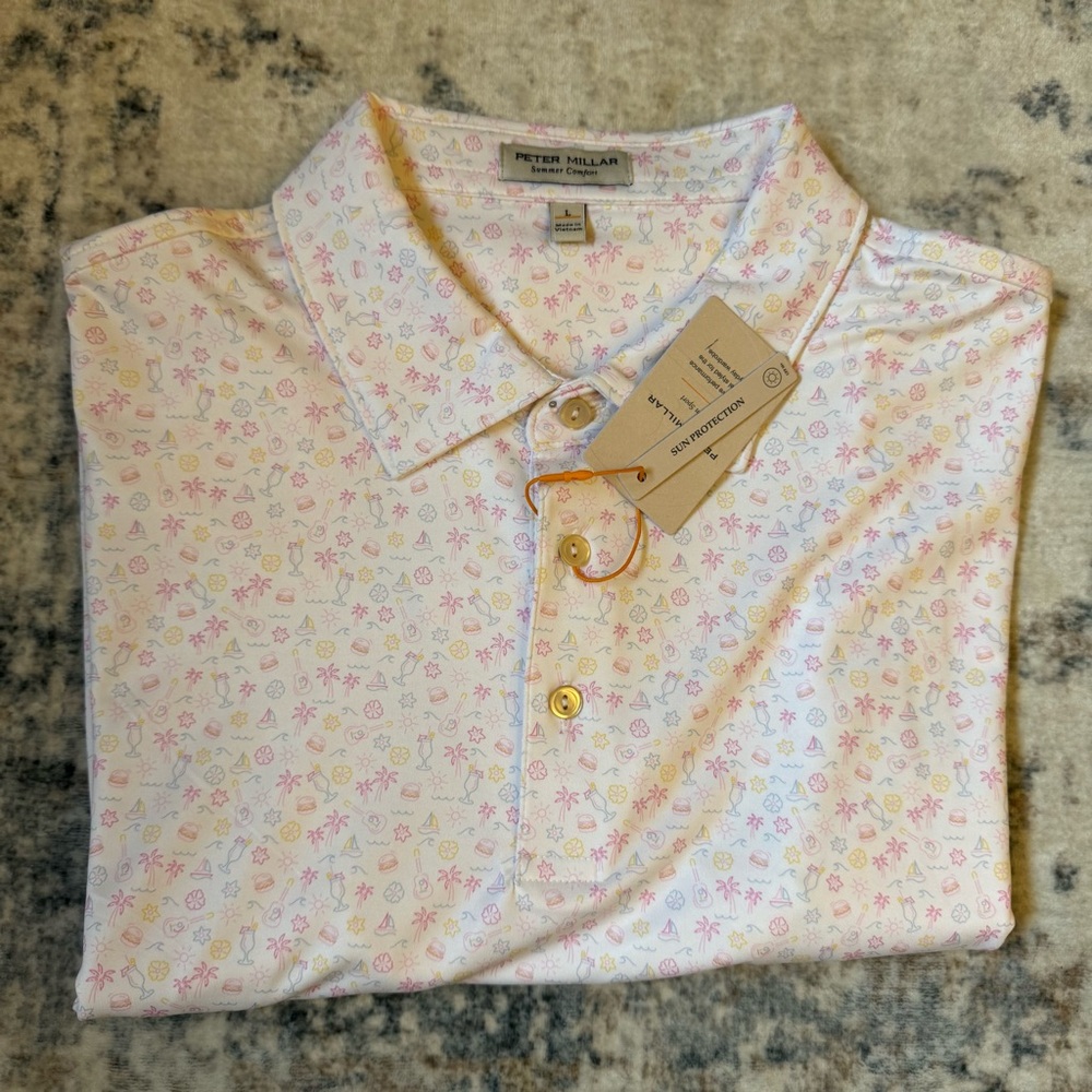 NWT Peter Millar Men's Golf Shirt